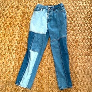 PACSUN Patchwork Jeans (Size 24)